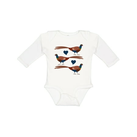 

Inktastic Bird Lover Pheasant Hunting Gift Baby Boy or Baby Girl Long Sleeve Bodysuit