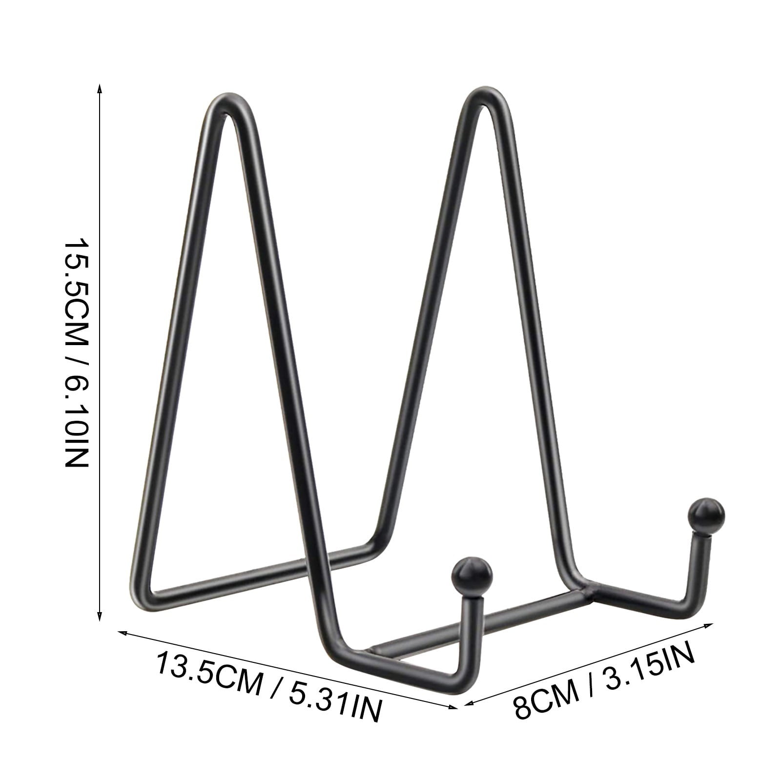 Pouches For Organization Plate Stands For Display Easel Stand Plate Holder Display Stand Picture Frame Stand For Pictures | Photo|Decorative Plate |Dish | Tabletop 4 Pack
