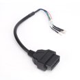 thumbnail image 1 of Conector adaptador de prueba de Cable de 16 pines para cableado Universal OBD ODB2 de motocicleta de automóvil, 1 of 5