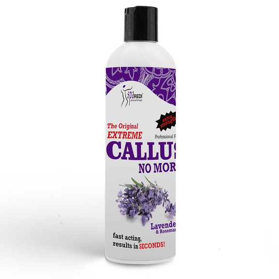 SPA REDI Callus Remover - Removes Toughest Calluses in Seconds and Smooths Dry Cracked Heels, Lavender & Rosemary - 12 Oz