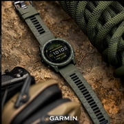 Garmin tactix 8 Tactical Smartwatch 51mm, AMOLED Touchscreen, Multiband GPS, Applied Ballistics Ultralight Solver, Titanium Sapphire Construction, LED Flashlight, Slate Gray Cerakote Bundle