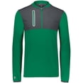 thumbnail image 3 of Holloway M Weld Hybrid Pullover Kelly/Carbon 229596, 3 of 5