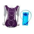 thumbnail image 3 of Mochila de hidratación para correr, transpirable, para viajes de montaña, para correr, ligera, para senderismo, paquete de agua para montar a caballo Púrpura, 3 of 8