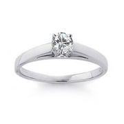 1/2 Carat Round Diamond Solitaire