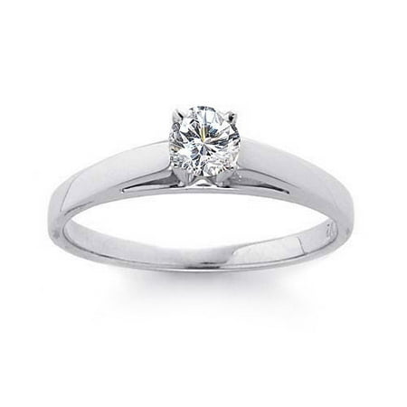 1/2 Carat Round Diamond Solitaire