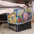 thumbnail image 2 of Yuyamidu 2 Slice Toaster Cover Boho Mandala Flower Bread Maker Dust Cover Wide Slot Breadmaker Cover Kitchen Decoration Spill Proof Microwave Toaster Oven Cover, 2 of 7