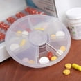 thumbnail image 3 of Paquete 165 piezas Pastillero semanal circular de 7 compartimentos, 3 of 3