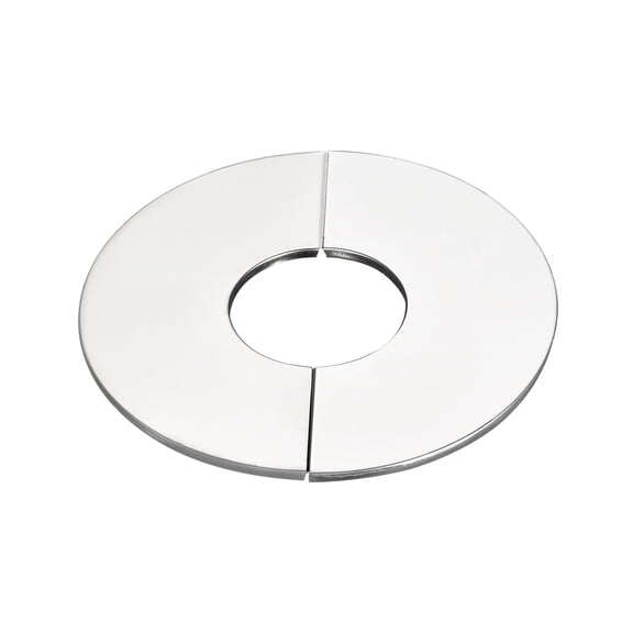 Uxcell Wall Split Flange, 201 Stainless Steel Round Escutcheon Plate for 2'' Diameter Pipe