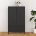thumbnail image 1 of vidaXL Highboard Black 70x31x115 cm Engineered Wood, 1 of 5