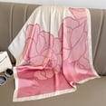 thumbnail image 4 of Pañuelo para la cabeza de satén de seda de lujo con estampado de animales para mujer, pañuelos para el cuello, bufandas cuadradas de 70 cm y pañuelos para damas, 4 of 5