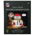 thumbnail image 7 of Kansas City Chiefs 7' Inflatable Snowman Player, 7 of 7