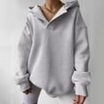 thumbnail image 6 of XINXIAOO Womens Hoodie Long Sleeve Hoodie Pullover Hoodie Sweatshirt Oversized Hoodies for Women Light Gray Hoodies for Women Fall Outfits Women Cute Womens Clothes, 6 of 8