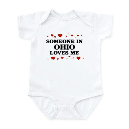 

CafePress - Loves Me In Ohio Infant Bodysuit - Baby Light Bodysuit Size Newborn - 24 Months