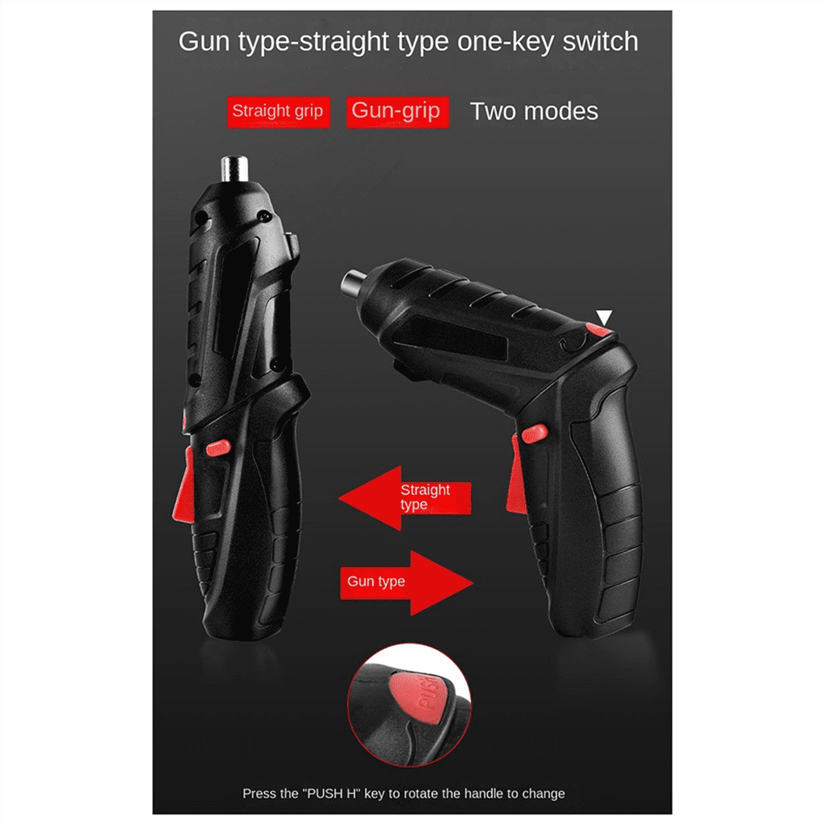Household Electric Screwdriver Rechargeable Cordless Impact Drill Mini Set
