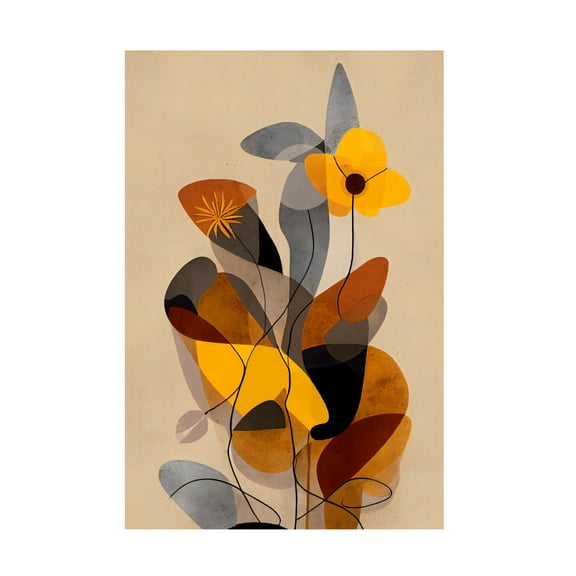 Canvas Wall Art - Treechild 'In My Summer Garden' Wall Art for Living Room, Bedroom, or Office D?cor by Trademark Fine Art - 12 x 19 Inches