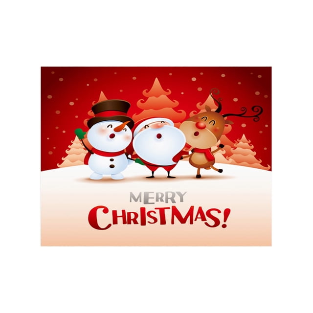 Polyester Christmas Linen Placemat Insulated Table Mat Napkin Set for Holiday Party Home Dining Decor