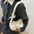 thumbnail image 6 of Women Armpit Bag Floral Printed Shoulder Bag Handbag Pleated Underarm Bag, 6 of 21