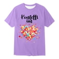 thumbnail image 4 of WAYUTE Girls Short Sleeve T Shirt Round Neck Graphic Tee for Kids Youth Trendy Versatile Casual Outdoor, 4 of 4