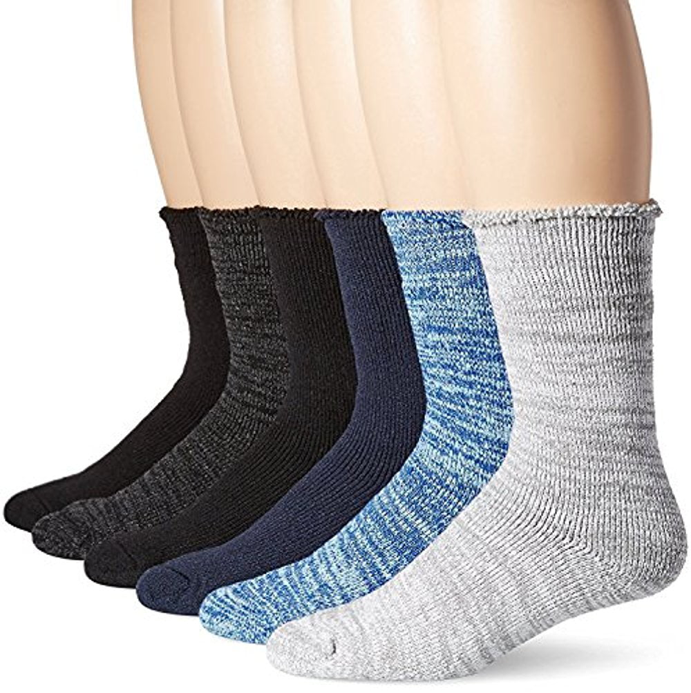 6 Pair Pack Of excell Womens Heat Retainer Winter Thermal Socks, Boot ...