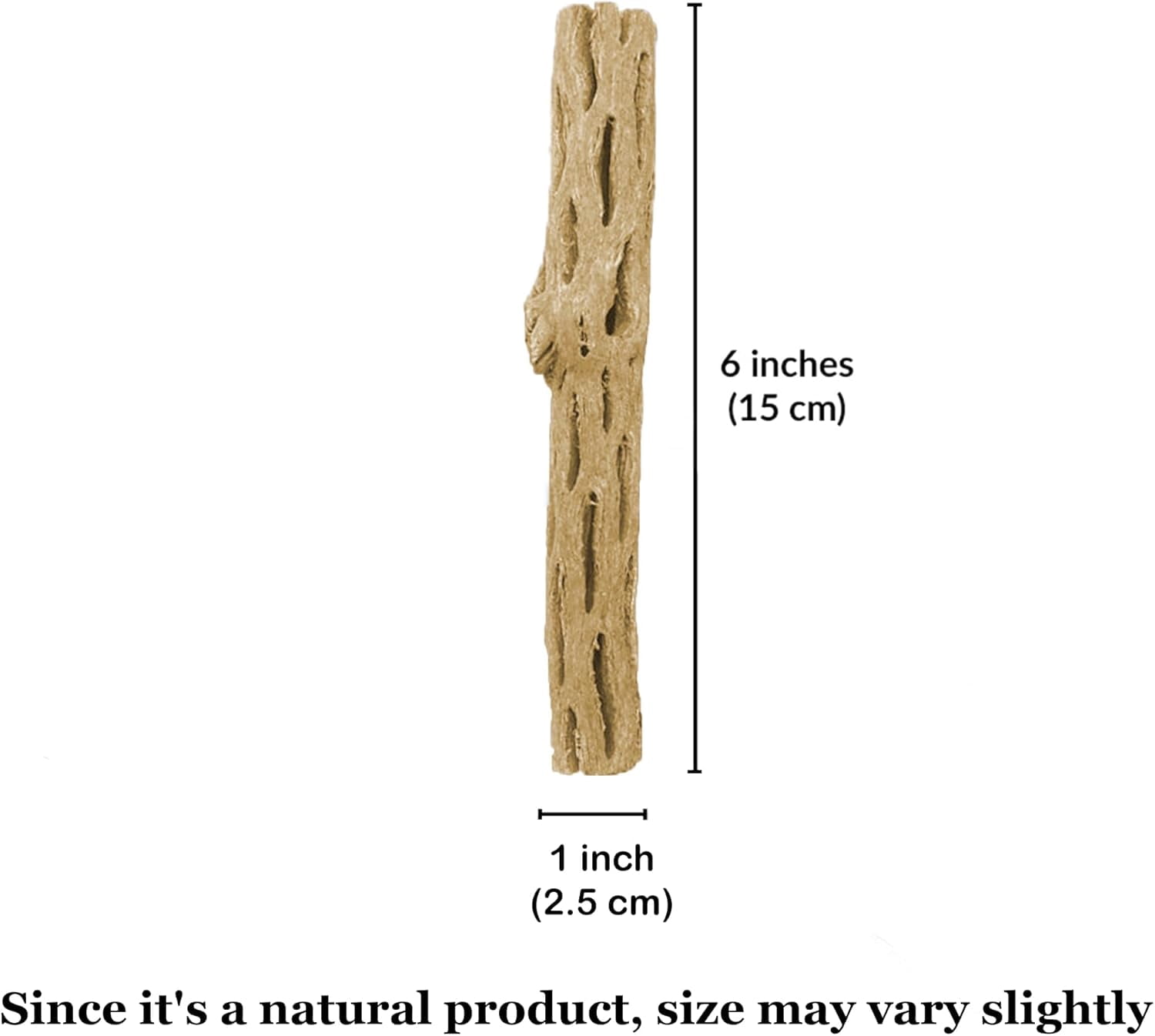 Cholla Wood, 6” Climbing Logs, Chew Toy, Aquarium Fish, Snail, and Shrimp Driftwood, Tropical Freshwater Fish Décor, Adds Raw Beauty, 3 Pack