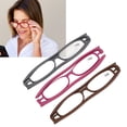 thumbnail image 4 of Gafas De Lectura, Lentes Transparentes, Gafas Presbiópicas, Elegantes Patas Plegables De 360 ​​grados, Bisagras Flexibles Para Ancianos ANGGREK Reading Eyeglasses, 4 of 8