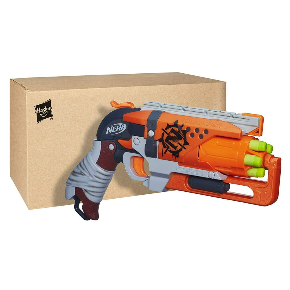 Item Nerf Zombie Strike Hammershot Blaster, 8+ - Walmart.com - Walmart.com