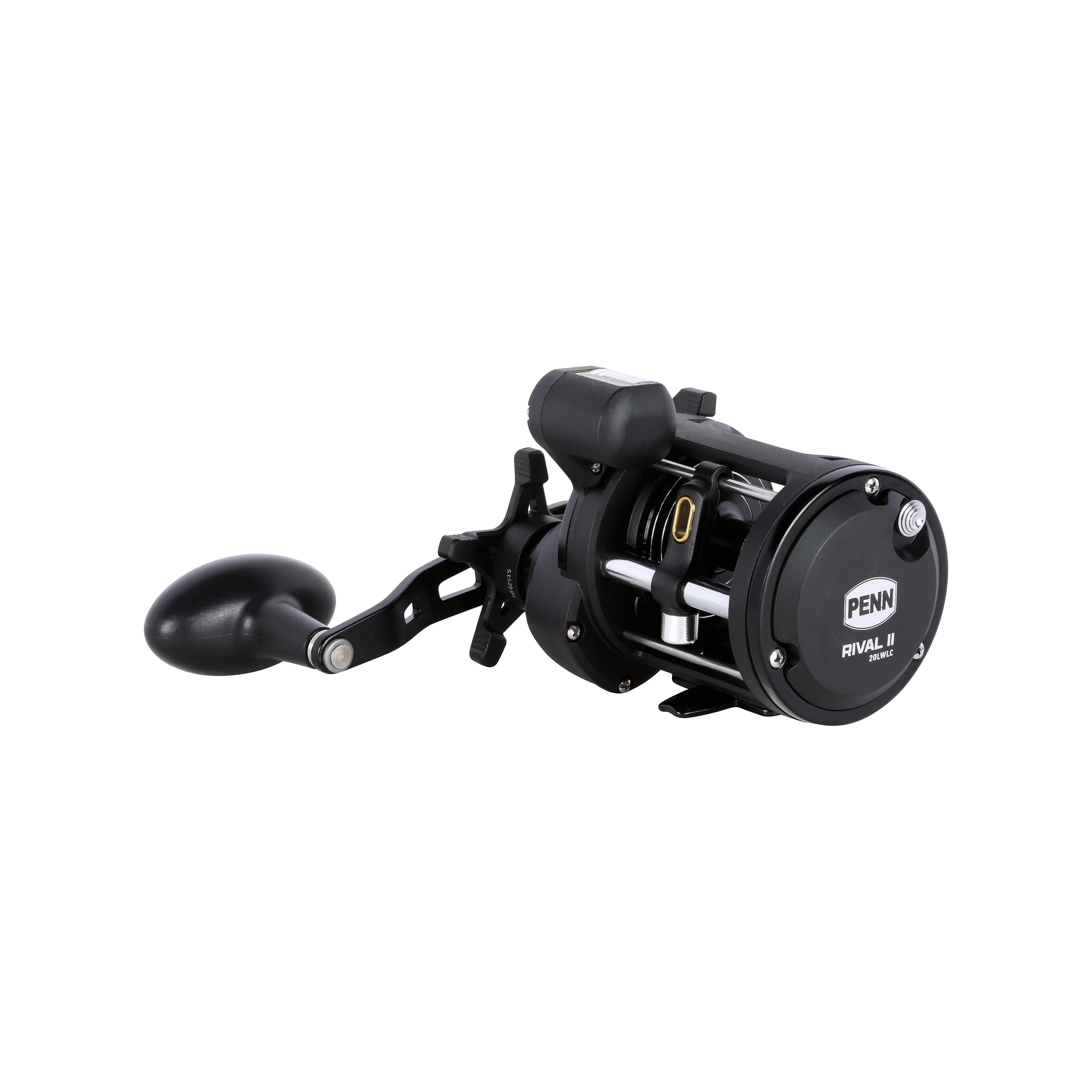 PENN Rival II Level Wind Conventional Fishing Reel, Right-Handed, 20 Size Reel