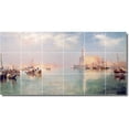thumbnail image 1 of Ceramic Tile Mural-Thomas Moran Waterfront Painting 375. 72" w x 36" h using (18) 12 x 12 ceramic tiles, 1 of 3