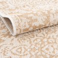thumbnail image 6 of Rugs.com Jill Zarin Outdoor Collection Rug – 2' x 6' Runner Beige Flatweave Rug Perfect For Hallways, Entryways, 6 of 9