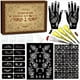 thumbnail image 1 of Kit de plantillas temporales para tatuajes InkForge con 4 conos de tatuaje, 1 of 7
