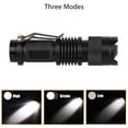 thumbnail image 4 of 2-pack Super Bright LED Tactical Flashlight Military Grade Zoomable Adjustable Focus Water Resistant Torch Light Lamp, 4 of 7