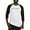 Black/White, variant on CafePress - Power Rangers Linear Logo - Cotton Baseball Jersey, 3/4 Raglan Sleeve Shirt