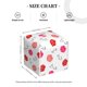 thumbnail image 4 of Balery Red Lips 1 Porta Pañuelos de Cuero con Estampado – Funda Moderna Cuadrada para Caja de Pañuelos, Dispensador 5x5x5'', 4 of 7