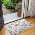 thumbnail image 2 of Pioneer Flower Floral Print Pattern Door Rugs,Washable Non Slip Door Mats Indoor,Decorative Door Mats,Entry Mat Indoor for Entrance,Bedroom,Kitchen,Bathroom,17"x30", 2 of 6