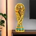 thumbnail image 3 of 2026 World Cup Resin 2026 World Cup Trophy Replica Champion Award, Gold Finish Football Championship Collectible Ornament For Desk Decor, 2026 World Cup Team Gifts And 2026 World Cup Souvenirs, 3 of 4
