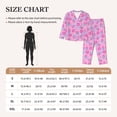 thumbnail image 4 of Picia Donuts Pattern Women’s Long-Sleeve Sleepwear Set - Soft 2-Piece Loungewear with Pockets, Comfy PJs for Relaxing Nights-XX-Large, 4 of 7