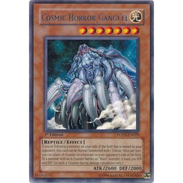 Yugioh Power Of The Duelist Cosmic Horror Gangi El Potd En029 Walmart Com