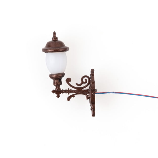 Bearachild Luces de jardín, de arena para construcción, lámpara LED de Metal a escala para exteriores, accesorios de diseño, lámparas colgantes Artesanía Bronce (luz blanca) Bearachild HA064123-03
