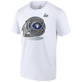 thumbnail image 2 of Men's Fanatics Branded White Los Angeles Rams Super Bowl LVI Champions Big & Tall Ring T-Shirt, 2 of 4