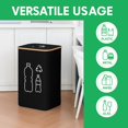 thumbnail image 5 of 100L Large Capacity Recycling Bin for Bottles & Glass | Heavy-Duty Sorting Container with Removable Bag | Ideal for Home, Office & Commercial Use, 5 of 7