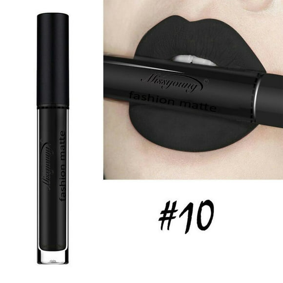 Clearance!DHALL Lip Stain,Lipstick,MISS YOUNG Liquid Lipstick Moisturizer Velvet Lipstick Cosmetic Beauty Makeup,Lipstick for Women