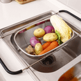 thumbnail image 3 of Sink Drain Basket Drain Basket Storage Filter Tool Sink Filter Drain Basket Vegetable Basin Kitchen Rack, 3 of 6