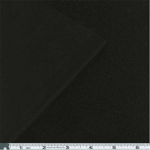 Black Polartec Thermal Pro Lowmicro/ Hiloft Fleece, Fabric Sold By