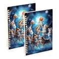 thumbnail image 6 of Wolf Play Basketball Spiral Journal Notebook College Ruled Notebook 8.3" x 5.7" A5 Lined Thick Paper Page, 6 of 6