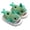 Green, variant on 1-16Y Kids Shark Plush Slippers for Boys Girls Cute Animal Soft Sole Non Slip Memory Foam House Shoes