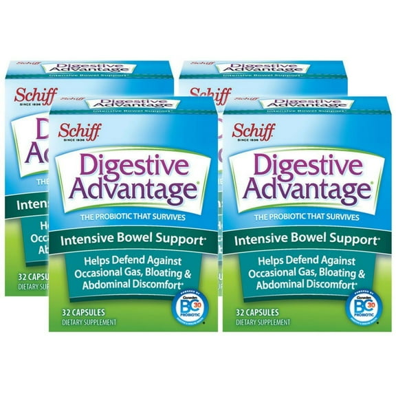 "Digestive Advantage Bowel Support & Abdominal Discomfort, 32ct, 4-Pack