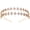Style 4-Gold Double Row Marquise Leaf Headband, variant on Miallo Vintage Minimalist Cubic Zirconia Metal Headband, Elegant Thin Silver Hair Hoop for Women Girls, Birthday Graduation Gift