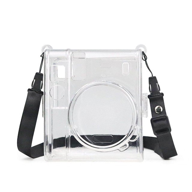 Langgg Étui de Protection Portable Coque Transparente Anti-Rayures Résistant Cristal pour Boutons Protecteur Fuji Bouton Creux