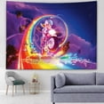 thumbnail image 3 of Tapiz de pared de Super Mario Bros, fondo de fotografía de fiesta de la princesa Peach, telón de fondo de poliéster impreso, decoración para colgar en la pared, 3 of 5