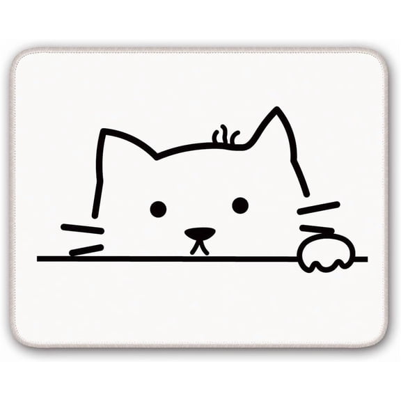 Non-Slip Mouse Pad Gaming Mouse Pad Small Mousepad for Computer, Laptop, Gamer, Cat Pattern, 8x10 inch